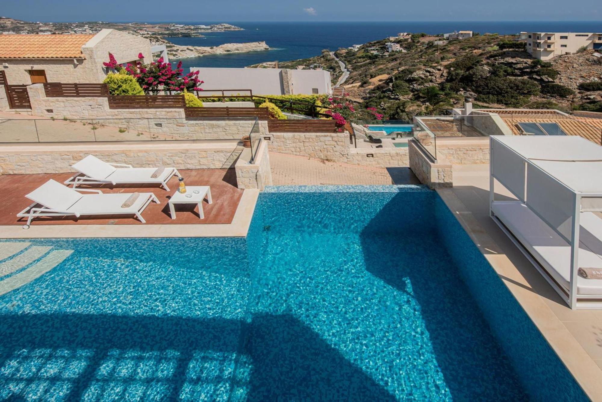 Вилла Omega House In Crete Лигарья Экстерьер фото
