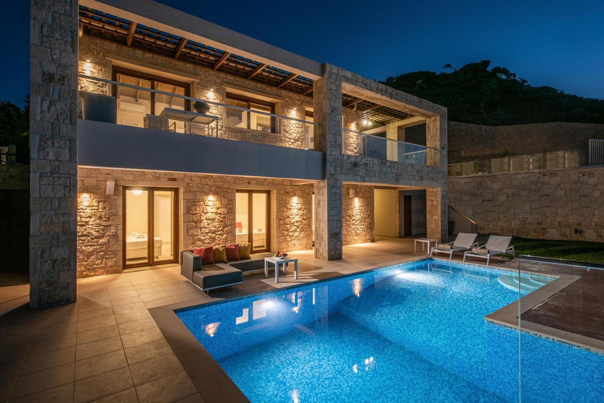 Вилла Omega House In Crete Лигарья Экстерьер фото