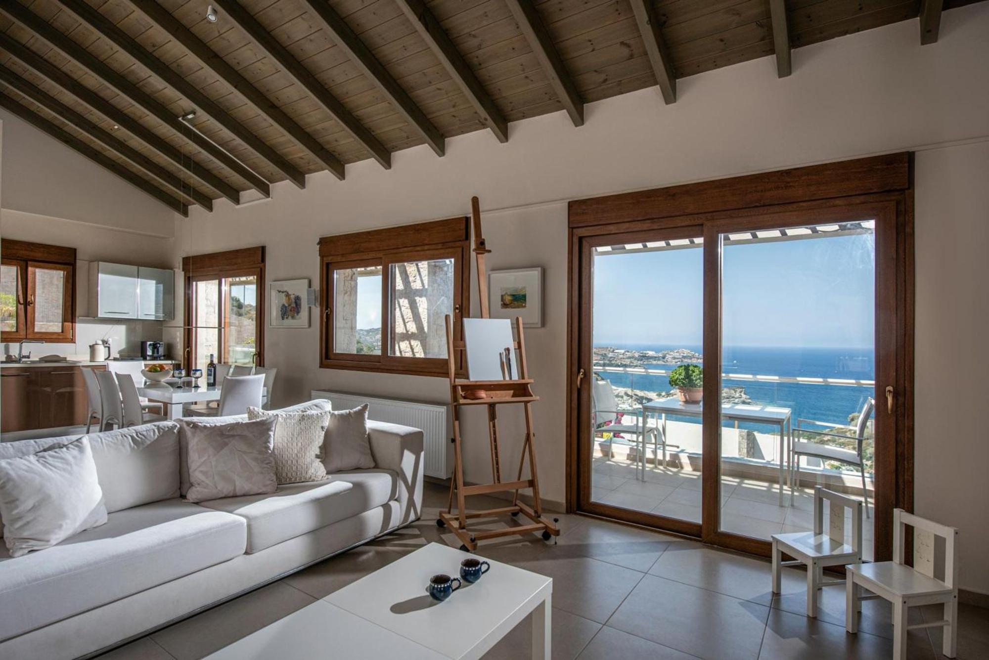 Вилла Omega House In Crete Лигарья Экстерьер фото